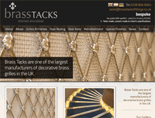 Tablet Screenshot of brasstacksfittings.co.uk